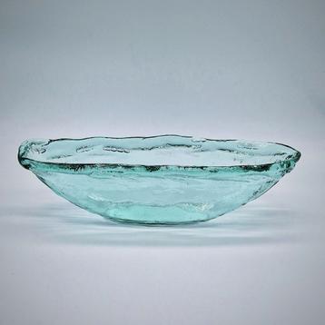 Vintage Spaanse Glazen Kom/Vaas - Gerecycled beschikbaar voor biedingen