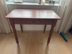Brocante/antieke tafel, Huis en Inrichting, Tafels | Sidetables, Ophalen, 50 tot 100 cm, Zo goed als nieuw, 25 tot 50 cm