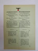 Beschikkingen Politie - ww2 1943 [Razzia] - Holocaust NSB, Ophalen of Verzenden, Overige soorten, Nederland, Boek of Tijdschrift