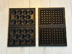 Tefal Multi Reverso Wafel en Poffertjes Platen Set, Witgoed en Apparatuur, Ophalen of Verzenden, Uitneembare platen, Zo goed als nieuw