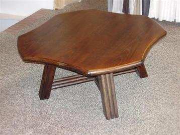 Eiken salontafel retro vintage tafel – NIEUW - beschikbaar voor biedingen