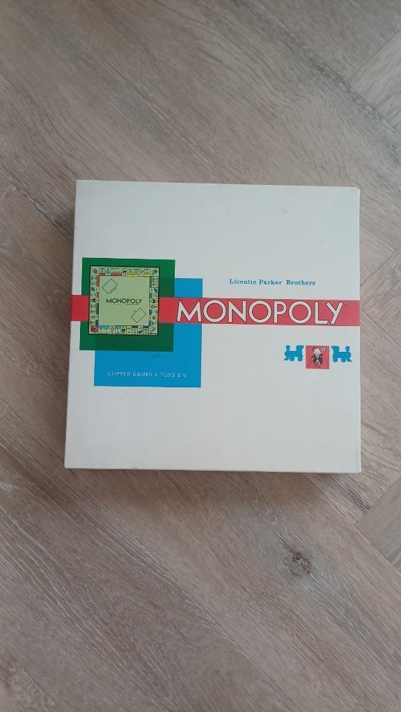 bordspel vintage Monopoly Clipper vierkante doos compleet, Hobby en Vrije tijd, Gezelschapsspellen | Bordspellen, Zo goed als nieuw