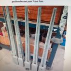 paalhouder met punt 7cm x 7cm ., Tuin en Terras, Palen, Balken en Planken, Ophalen of Verzenden, Nieuw, Minder dan 180 cm, Palen