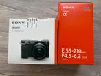 Sony A6100 + 16-50mm & 55-210mm lenzen, Garantie!, Spiegelreflex, Ophalen of Verzenden, Zo goed als nieuw, Sony