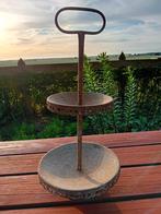 Brocante etagere. Zink, Huis en Inrichting, Woonaccessoires | Etagères, Ophalen of Verzenden, Gebruikt