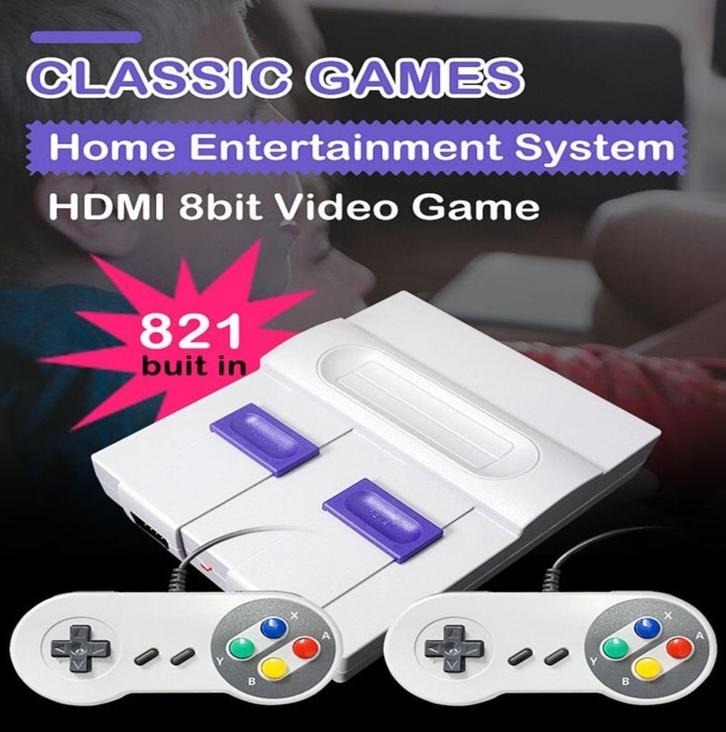 retro spelcomputer met 821 8 bit games - nieuw in de doos, Spelcomputers en Games, Spelcomputers | Overige, Nieuw, Ophalen of Verzenden