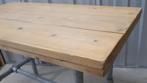 STEIGER houten tafel 114,5x54,5x78h - 1 tafel, Huis en Inrichting, 50 tot 100 cm, Industrieel, Overige materialen, Gebruikt