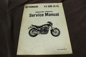 Yamaha YX600 S-A 1986/1987 motorcycle service manual Radian beschikbaar voor biedingen