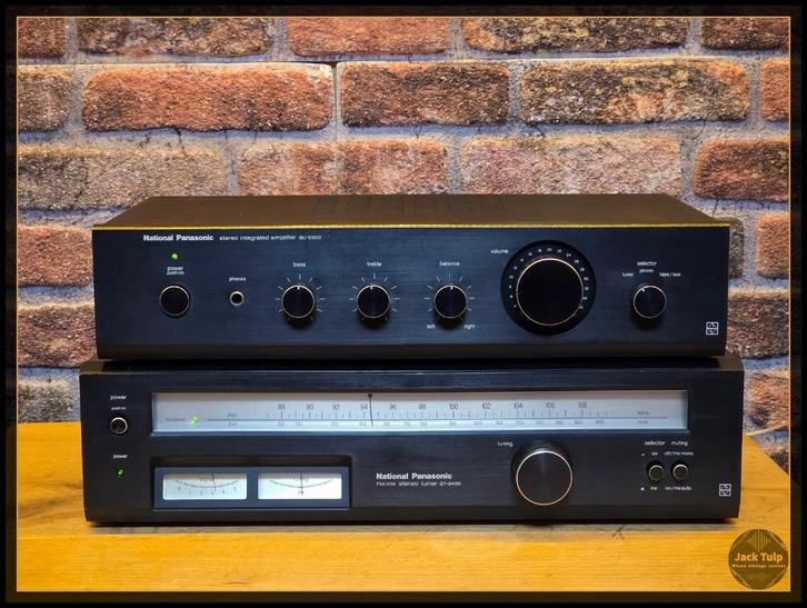National-Panasonic SU-2300+ST-2400, Audio, Tv en Foto, Stereo-sets, Overige merken, Ophalen of Verzenden