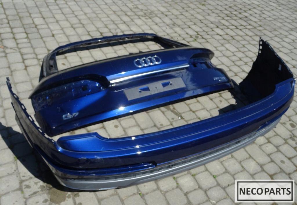 AUDI Q7 4M0 FACELIFT SLINE ACHTERKLEP ACHTERBUMPER O.A., Ophalen of Verzenden, Gebruikt, Audi, Spatbord