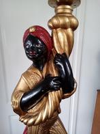 Italiaanse Blackamoor Lamp met Pilaar, Ophalen