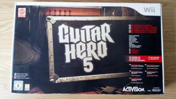 Guitar Hero 5 Compleet in Doos Nintendo Wii beschikbaar voor biedingen