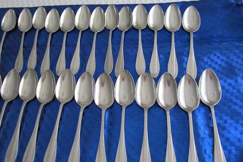 36 dinerlepels 20,5cm Gero Zilmeta visgraat 581 jaren 1940, Huis en Inrichting, Keuken | Bestek, Gebruikt, Los bestek, Rvs of Chroom