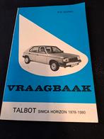 Talbot Simca Horizon Vraagbaak 1978-1980, Ophalen of Verzenden, Gelezen, Overige merken, P.H. Olving