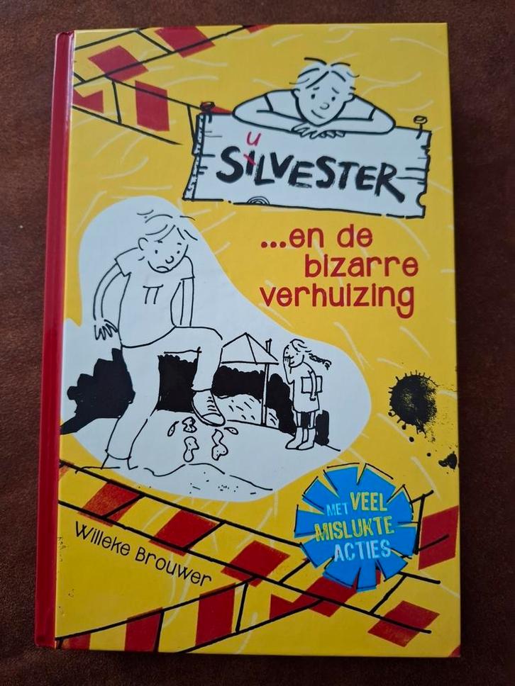 Sulvester en de bizarre verhuizing; Willeke Brouwer;, Boeken, Kinderboeken | Jeugd | 10 tot 12 jaar, Gelezen, Ophalen of Verzenden