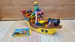 Playmobil 123 set nr 9118 Piratenboot, Ophalen of Verzenden, Zo goed als nieuw, Complete set