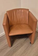 Leolux fauteuil oud roze, Huis en Inrichting, Fauteuils, Ophalen, Gebruikt, Minder dan 75 cm, 50 tot 75 cm