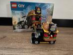 Lego City 60404 Hamburgertruck, Ophalen of Verzenden, Zo goed als nieuw, Complete set, Lego