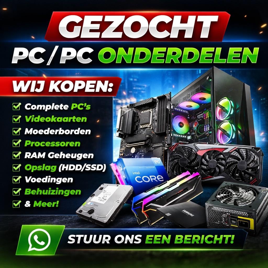 PC Onderdelen / Complete PC's Gezocht!, Computers en Software, Ophalen of Verzenden, Gebruikt