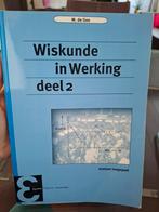 Wiskunde in Werking deel 2 - M. de Gee, VWO, Wiskunde A, Ophalen of Verzenden, Zo goed als nieuw