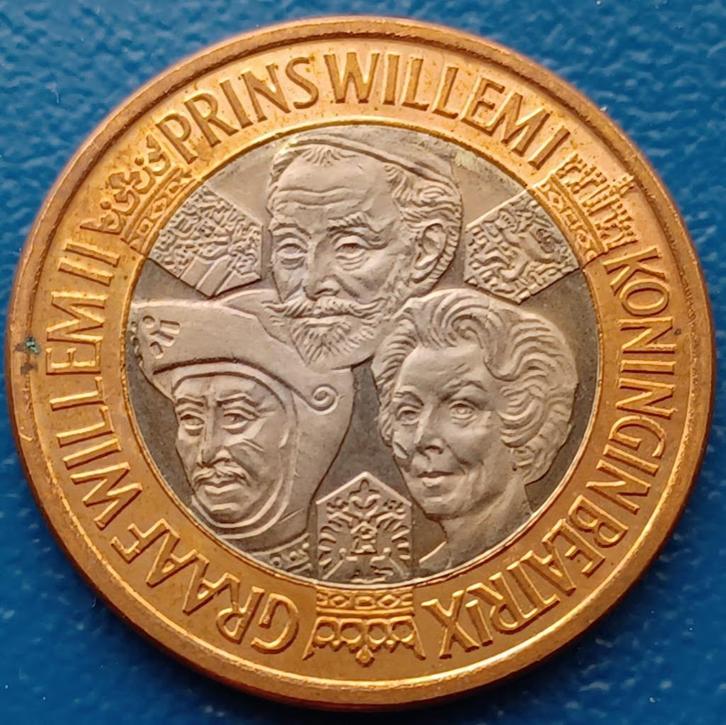 Delft 5 Delftsche Duyt - 1996, Postzegels en Munten, Penningen en Medailles, Overige materialen, Nederland, Verzenden