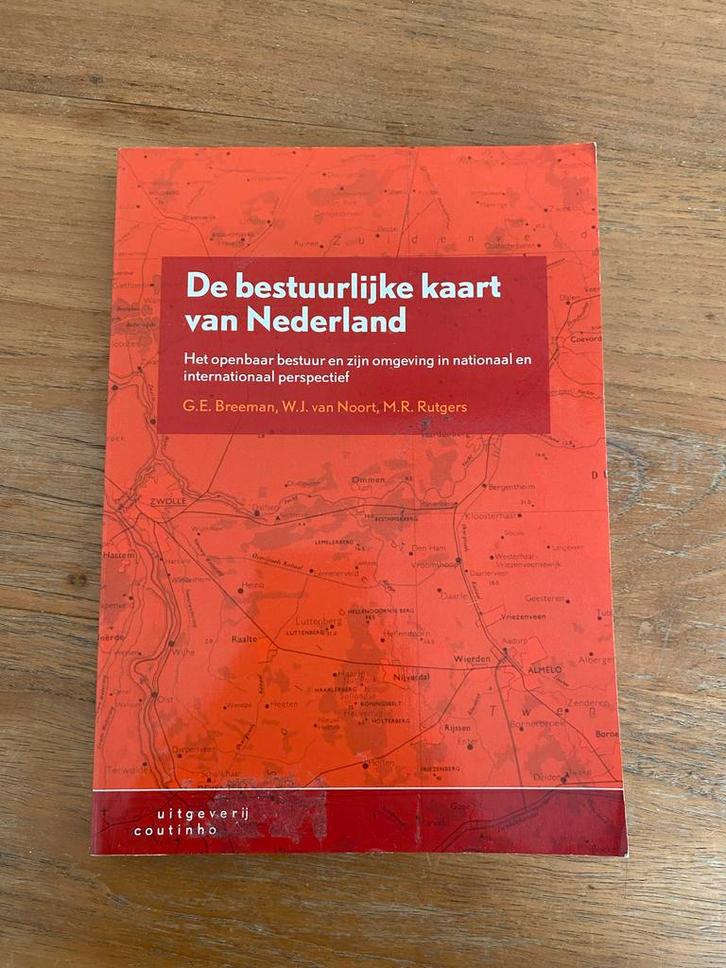 De bestuurlijke kaart van Nederland, Boeken, Wetenschap, Zo goed als nieuw, Sociale wetenschap, Ophalen of Verzenden
