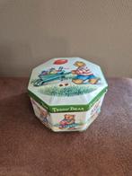 Teddy bear container made in england blik, Ophalen of Verzenden, Gebruikt, Overige