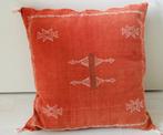 Sabra kussen - oranje/brick, Huis en Inrichting, Woonaccessoires | Kussens, Ophalen of Verzenden, Zo goed als nieuw, Oranje, Vierkant