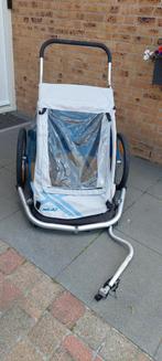 Fietskar XLC duo blauw 3 in 1, Ophalen, Gebruikt, Opvouwbaar, Kinderkar