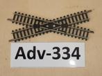 Adv-334 N Spoor Minitrix vaste Kruising 30 graden 14958, Hobby en Vrije tijd, Gebruikt, Ophalen of Verzenden, Rails, Gelijkstroom