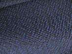 De Ploeg Bolster; blauw met zwart; restant meubelstof, Overige materialen, Blauw, 120 cm of meer, Nieuw