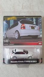 Hot Wheels Premium Honda Civic EK9 Type R, Hobby en Vrije tijd, Modelauto's | Overige schalen, Ophalen of Verzenden, Nieuw, Auto