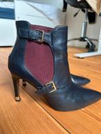 Tommy Hilfiger leren laarzen 39, Ophalen of Verzenden, Zo goed als nieuw, Zwart, Hoge laarzen