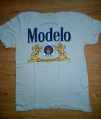 Modelo Bier Shirt - Maat M - Amerikaans, Ophalen, Maat 48/50 (M), Wit, Gedragen