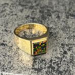 14k gouden ring prachtig model zegelring nieuw, Ophalen of Verzenden, Nieuw, Goud