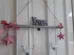 Kerst deurhanger met theelichtjes, Diversen, Kerst, Ophalen of Verzenden, Zo goed als nieuw