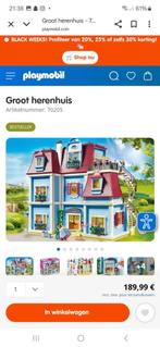 Playmobil herenhuis, Ophalen, Zo goed als nieuw, Complete set