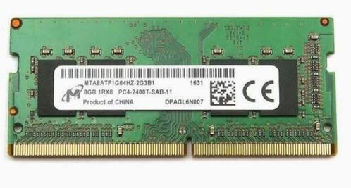 8GB DDR4 1x8GB Micron SODIMM 1Rx8 PC4- test en werken, Computers en Software, RAM geheugen, Zo goed als nieuw, Laptop, 8 GB, DDR4