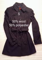 Wollen "S. Oliver" Jas voor Dames (S), Ophalen of Verzenden, Zo goed als nieuw, Maat 36 (S), Grijs
