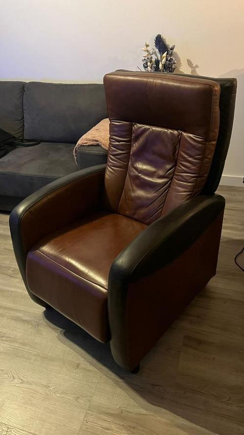 Electrische stoel voor ouderen, Huis en Inrichting, Fauteuils, Zo goed als nieuw, Leer, 50 tot 75 cm, 100 tot 125 cm, Ophalen of Verzenden