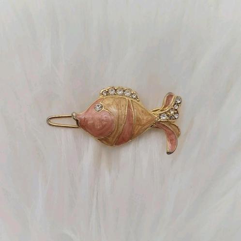 Vintage emaille haarspeldje., Verzamelen, Speldjes, Pins en Buttons, Zo goed als nieuw, Dier of Natuur, Ophalen of Verzenden