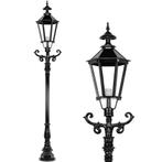 Lantaarnpaal oprijlaan Abshoven XL - 260 cm, Staande lamp, Ophalen of Verzenden, Licht-donker-sensor, Nieuw