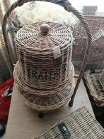 Riviera Maison Traiteur Rieten Mand, Mand, Rond, Ophalen of Verzenden, Zo goed als nieuw