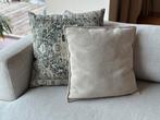 Sierkussens set van 2, Ophalen of Verzenden, Zo goed als nieuw, Beige, Vierkant