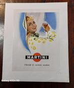 Martini reclameposter 1951, Ophalen of Verzenden, Gebruikt, Overige typen
