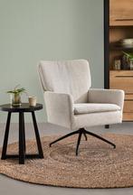 Fauteuils beige, Huis en Inrichting, Fauteuils, Ophalen, 75 tot 100 cm, Zo goed als nieuw, Stof