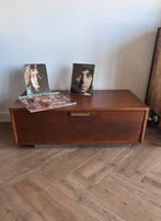 Midcentury Wandkastje, Huis en Inrichting, Met klep(pen), Teakhout, Ophalen of Verzenden, Zo goed als nieuw