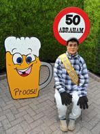 Abraham pop + bierpul bord + 50 bord goedkoopst huren., Hobby en Vrije tijd, Feestartikelen | Verhuur, Ophalen, Zo goed als nieuw