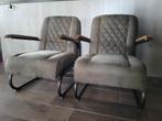 Fauteuils 2 stuks, Huis en Inrichting, Fauteuils, Ophalen, Zo goed als nieuw, 75 tot 100 cm, 50 tot 75 cm