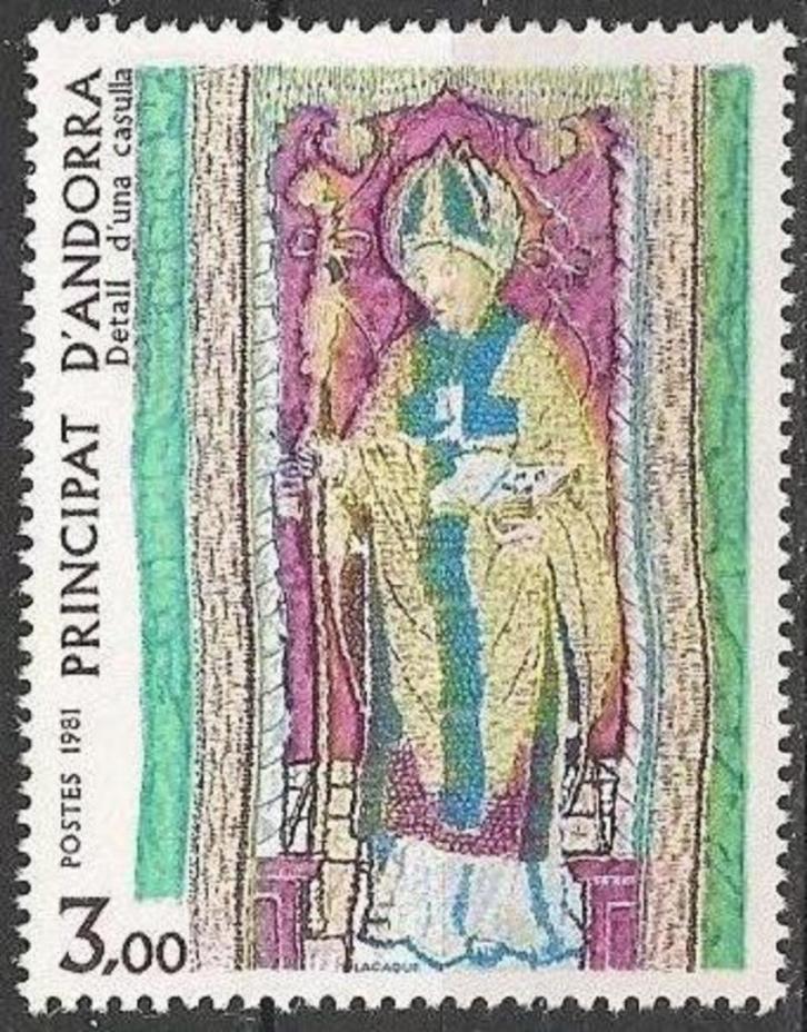 Spaans Andorra No.318 XXX. ADV. no.80 S., Postzegels en Munten, Postzegels | Europa | Overig, Postfris, Overige landen, Verzenden